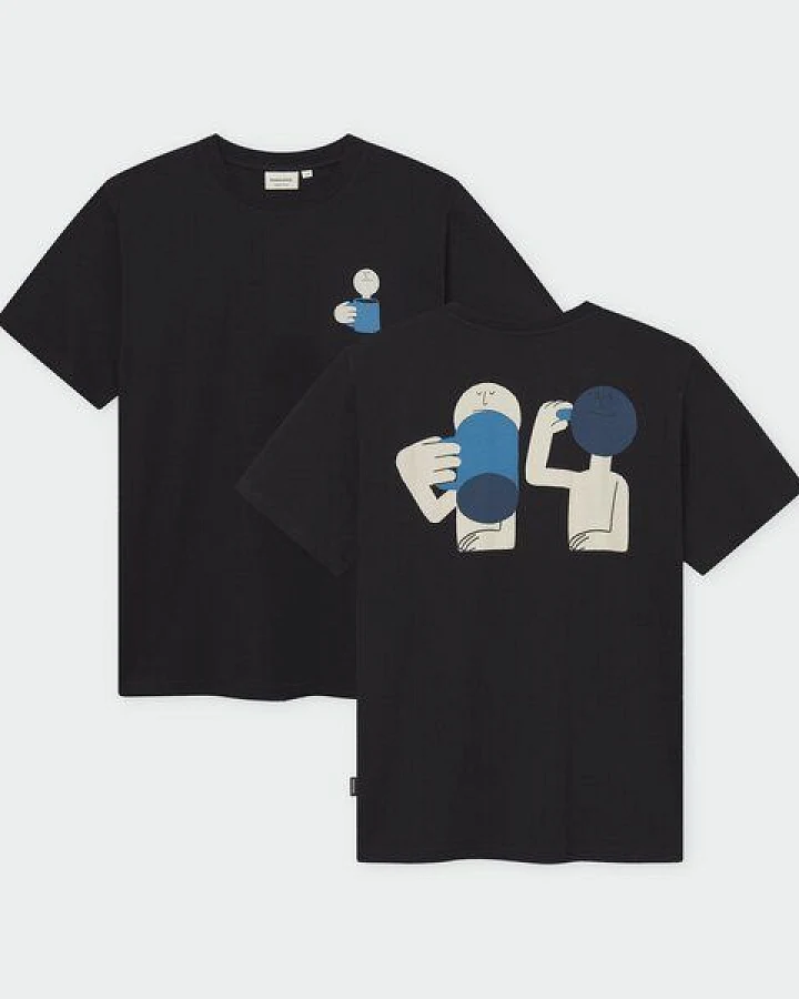DEDICATED T-Shirt aus Biobaumwolle "Stockholm" - Smile Cup