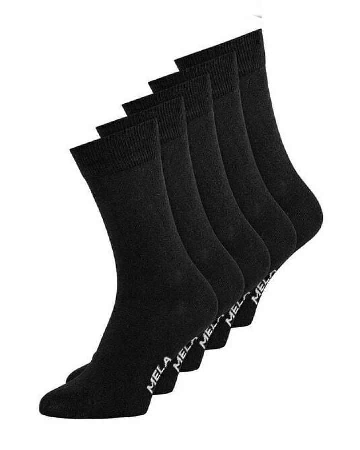 MELA Basic Socken im 5er-Pack aus Biobaumwoll-Mix