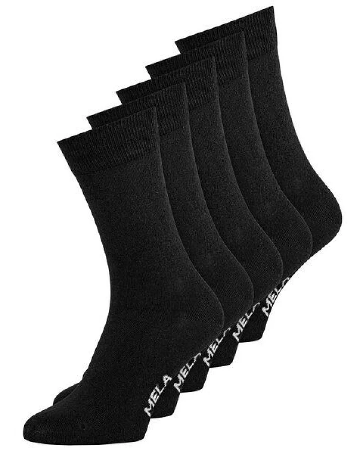 MELA Basic Socken im 5er-Pack aus Biobaumwoll-Mix