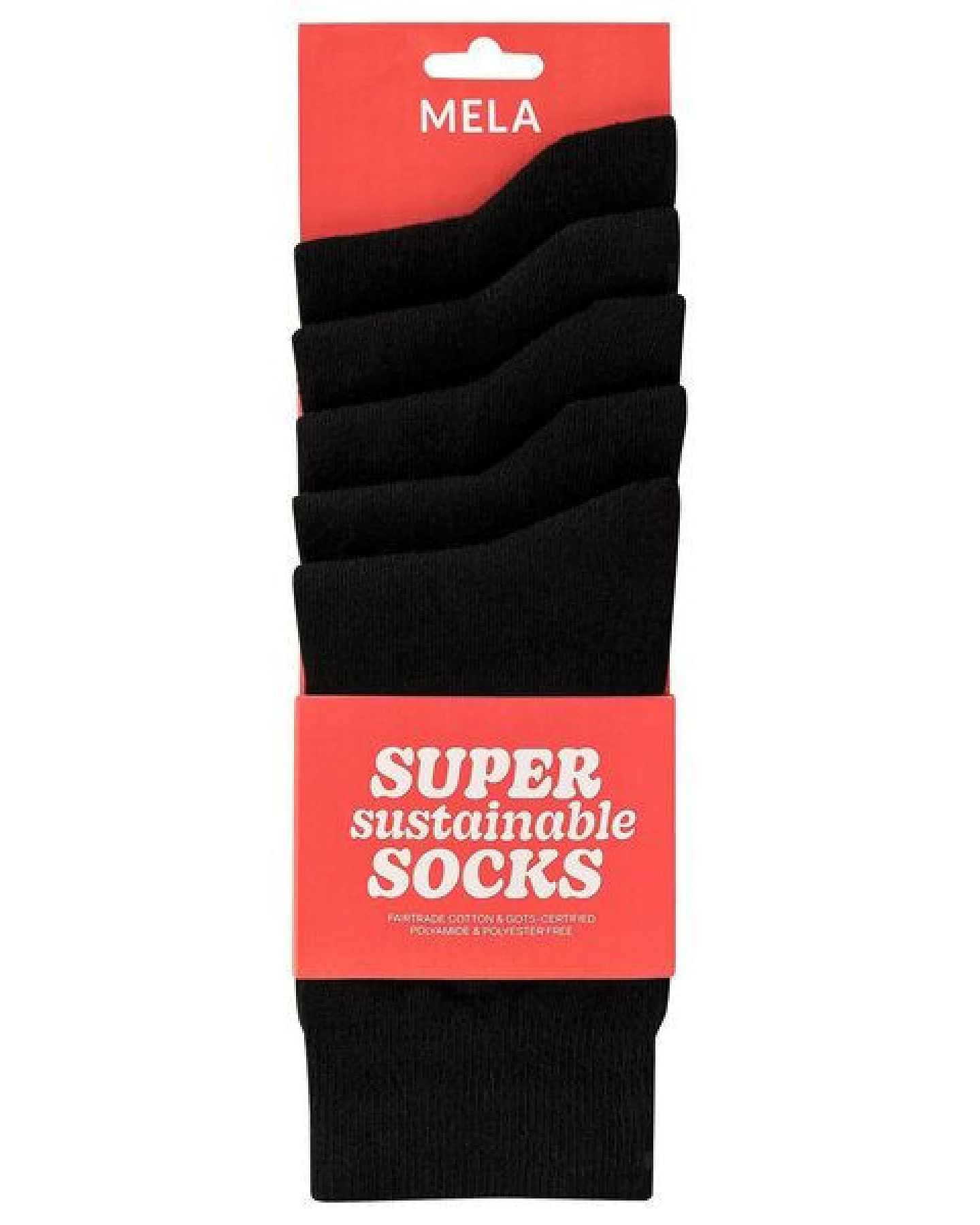 MELA Basic Socken im 5er-Pack aus Biobaumwoll-Mix – Ansicht 2