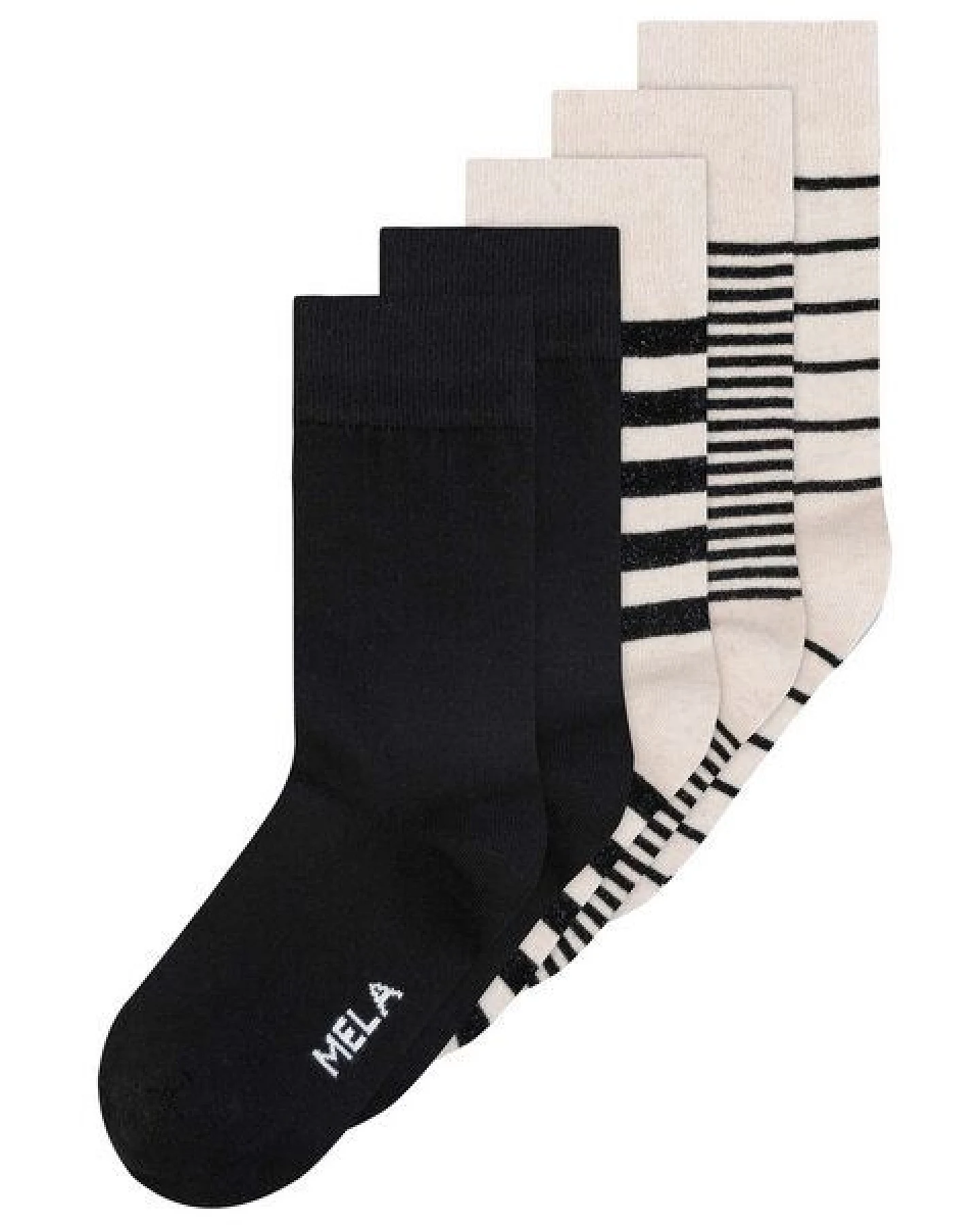 MELA Basic Socken im 5er-Pack aus Biobaumwoll-Mix – Ansicht 2