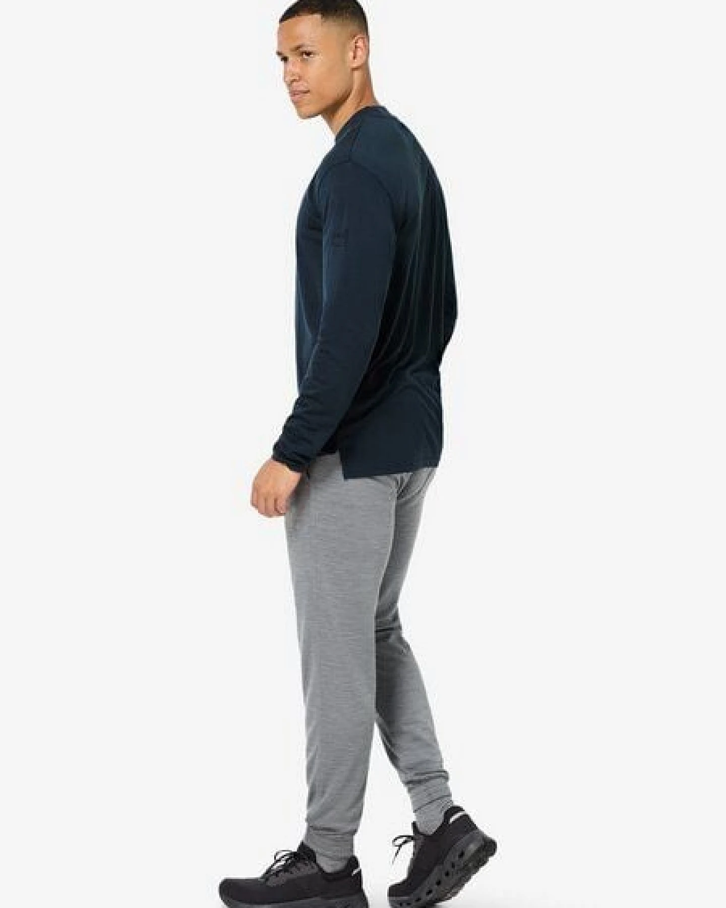 super.natural M CASUAL RIB BIO J LS für Herren, nachhaltig, Merino – Ansicht 4