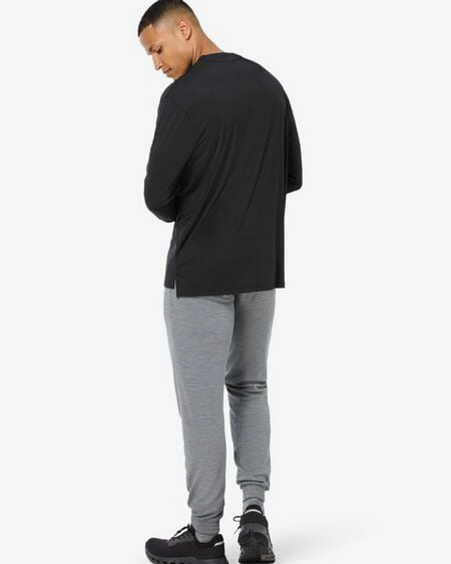 super.natural M CASUAL RIB BIO J LS für Herren, nachhaltig, Merino – Ansicht 4