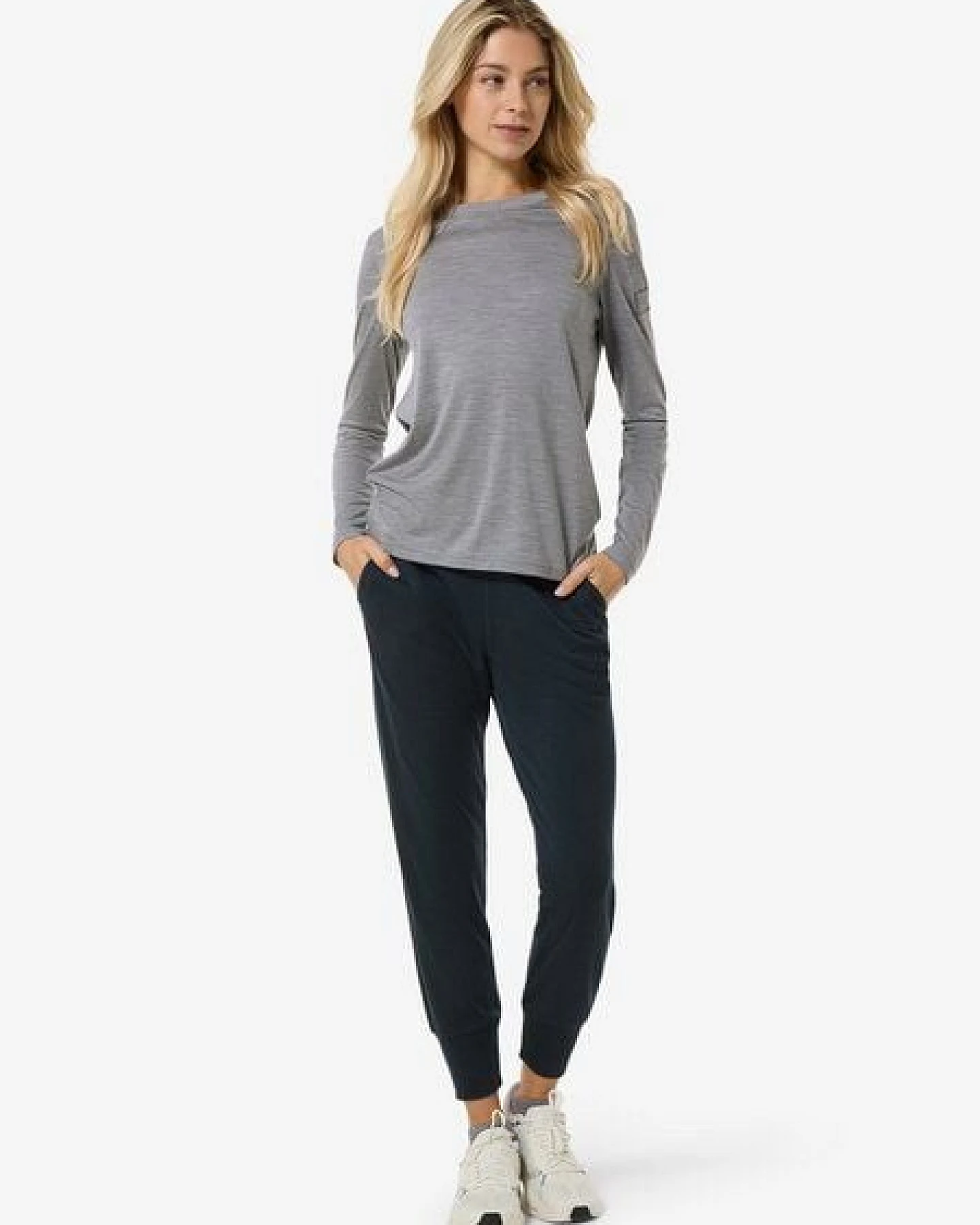 super.natural W CASUAL RIB BIO J LS für Damen, nachhaltig, Merino – Ansicht 4