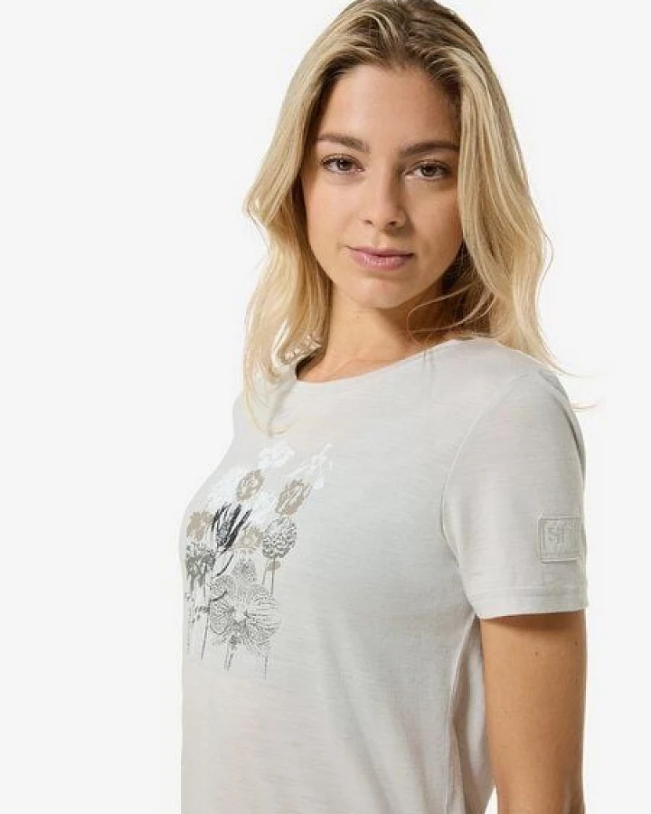 super.natural Merino T-Shirt W ORCHID BIO J TEE für Damen, nachhaltig, Merino
