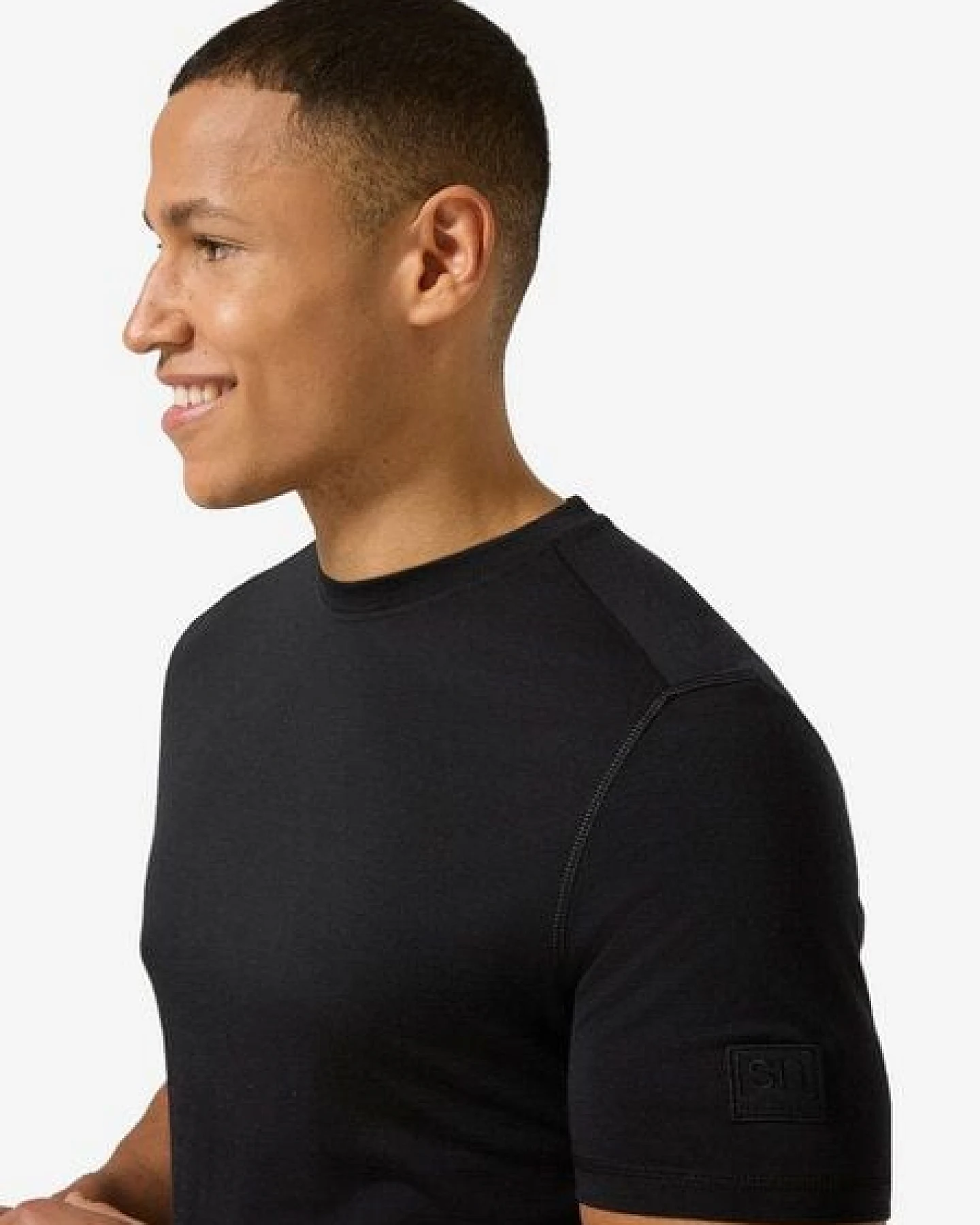 super.natural M BIO BASE TEE für Herren, nachhaltig, Merino – Ansicht 2