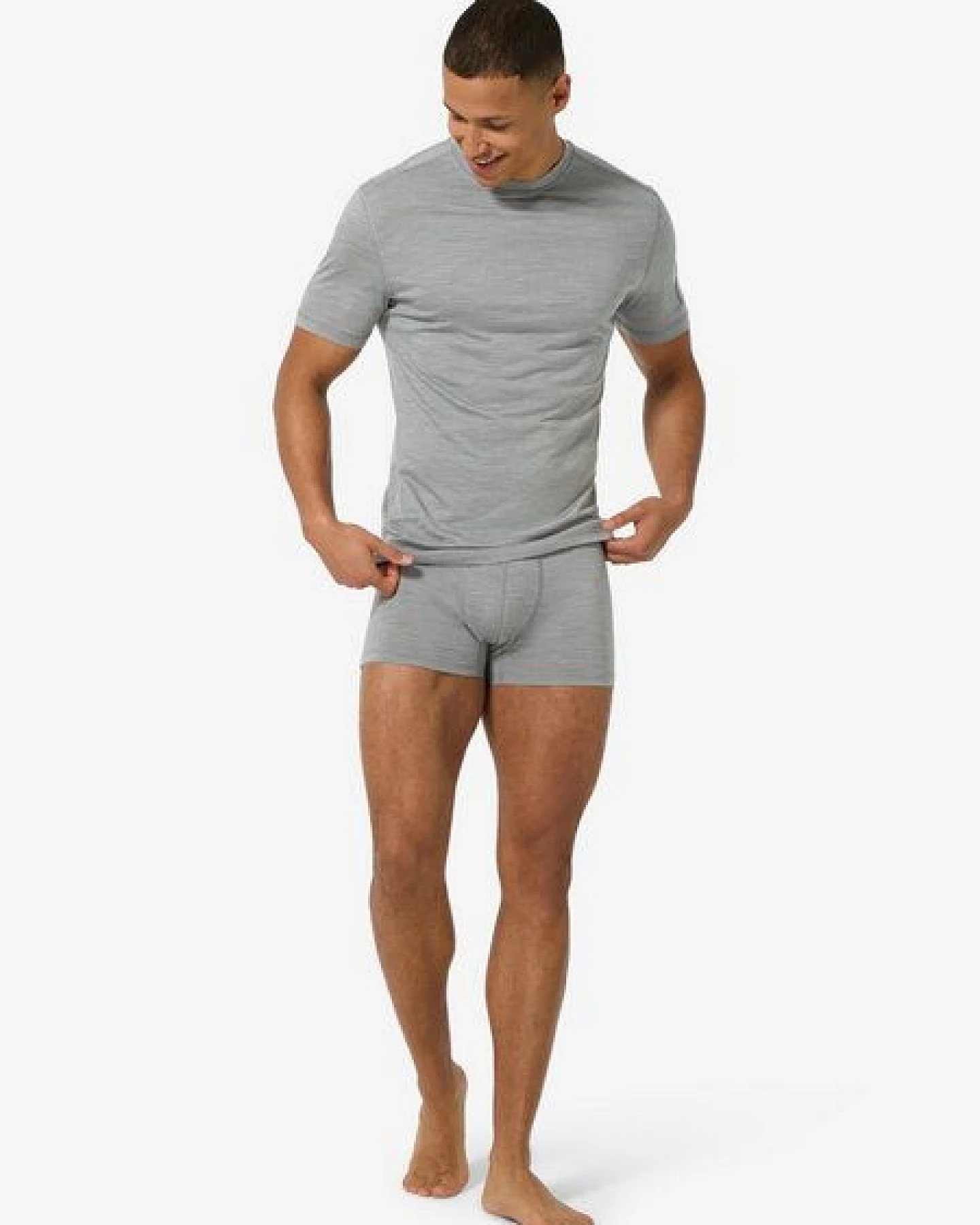 super.natural M BIO BASE TEE für Herren, nachhaltig, Merino – Ansicht 3