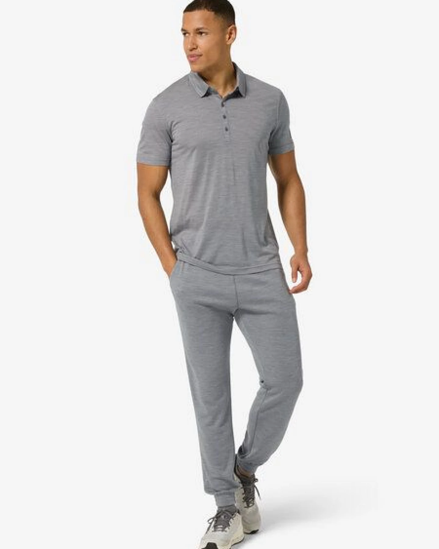 super.natural M BIO J POLO für Herren, nachhaltig, Merino – Ansicht 3