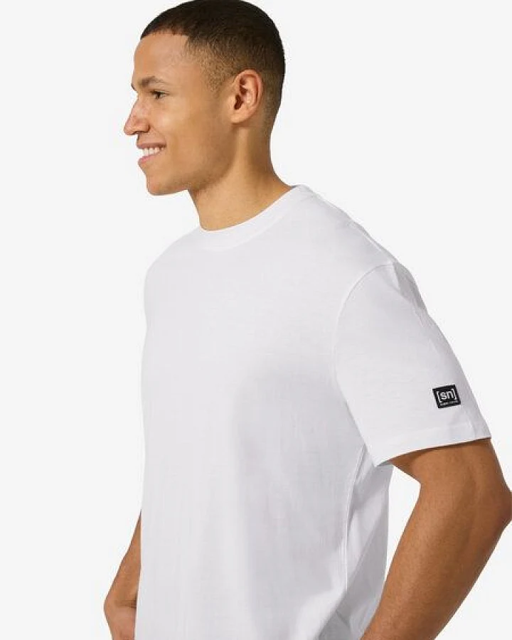 super.natural M CASUAL BIO COTTON TEE für Herren, nachhaltig, Merino