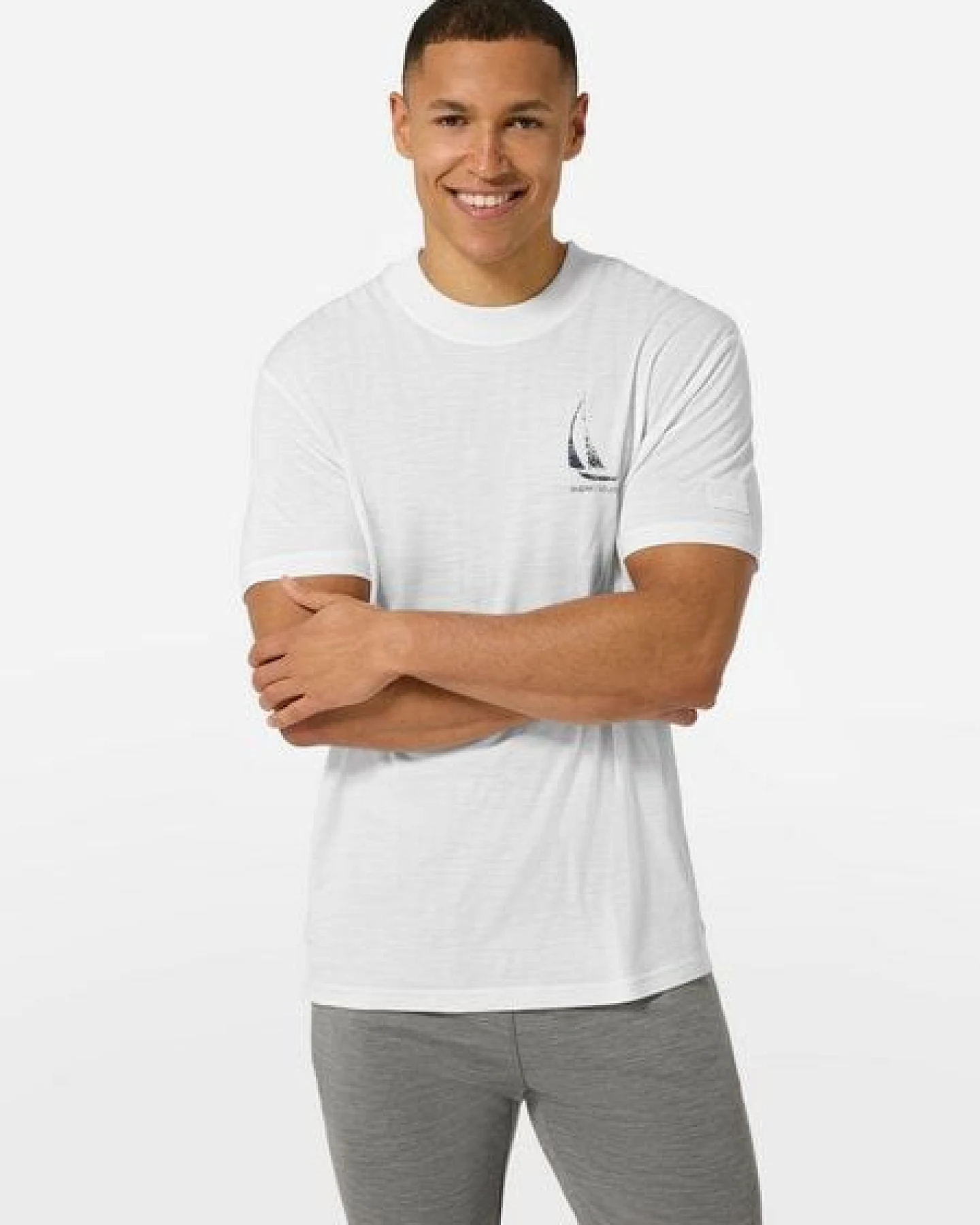 super.natural M SAILING BOAT BIO J TEE für Herren, nachhaltig, Merino – Ansicht 2