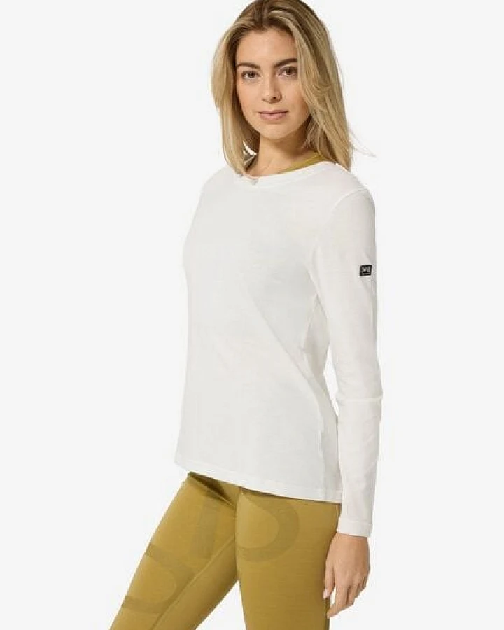 super.natural W CASUAL BIO COTTON LS für Damen, nachhaltig, Merino