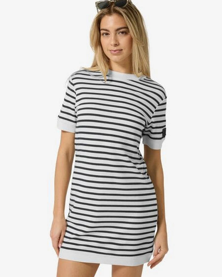 super.natural W CASUAL STRIPE BIO DRESS für Damen, nachhaltig, Merino