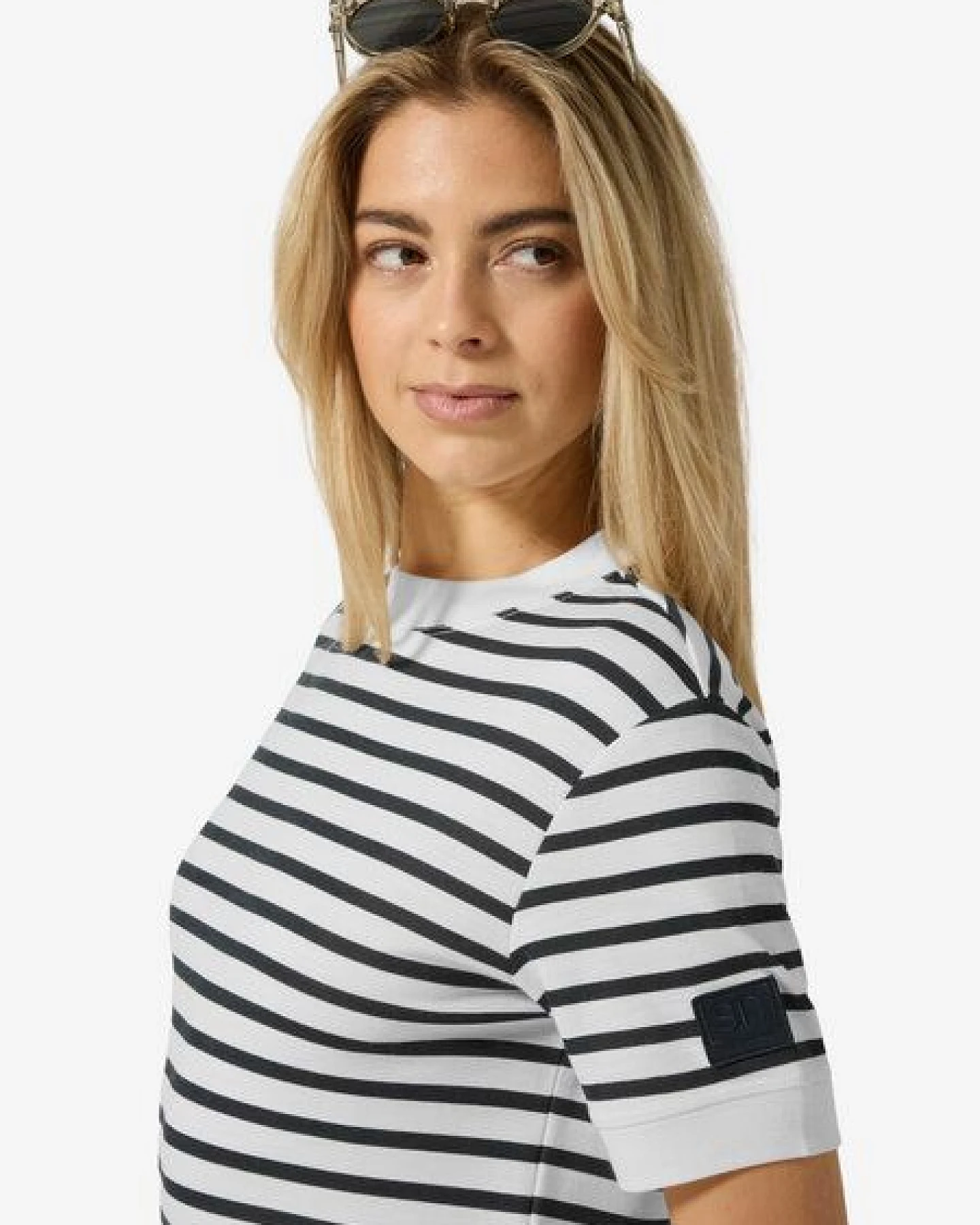 super.natural W CASUAL STRIPE BIO DRESS für Damen, nachhaltig, Merino – Ansicht 2