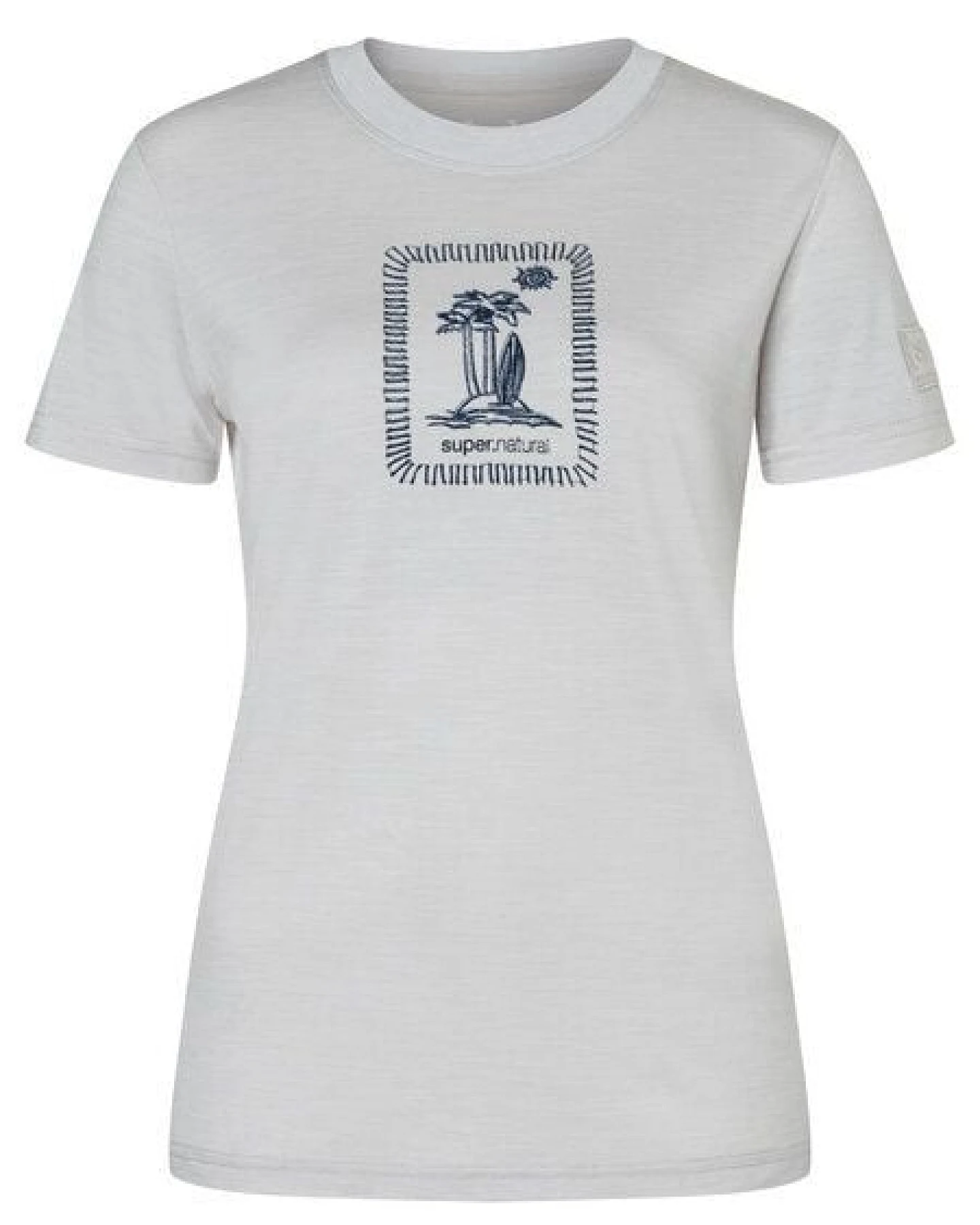 super.natural Merino T-Shirt W PALM ISLAND BIO J TEE für Damen, nachhaltig, Merino – Ansicht 4