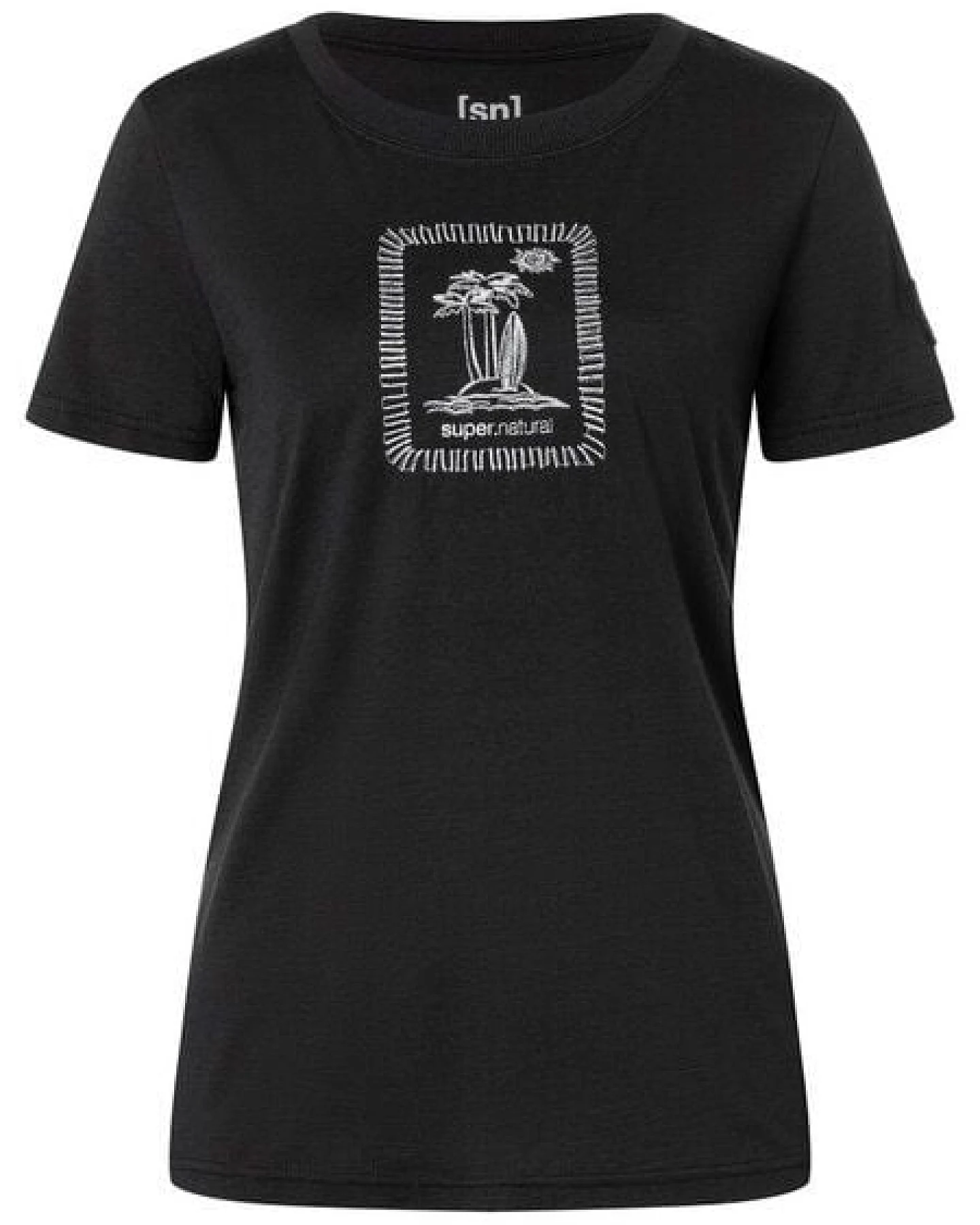 super.natural Merino T-Shirt W PALM ISLAND BIO J TEE für Damen, nachhaltig, Merino – Ansicht 4