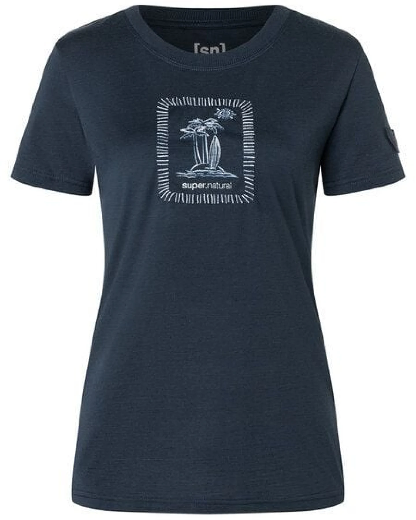 super.natural Merino T-Shirt W PALM ISLAND BIO J TEE für Damen, nachhaltig, Merino – Ansicht 4