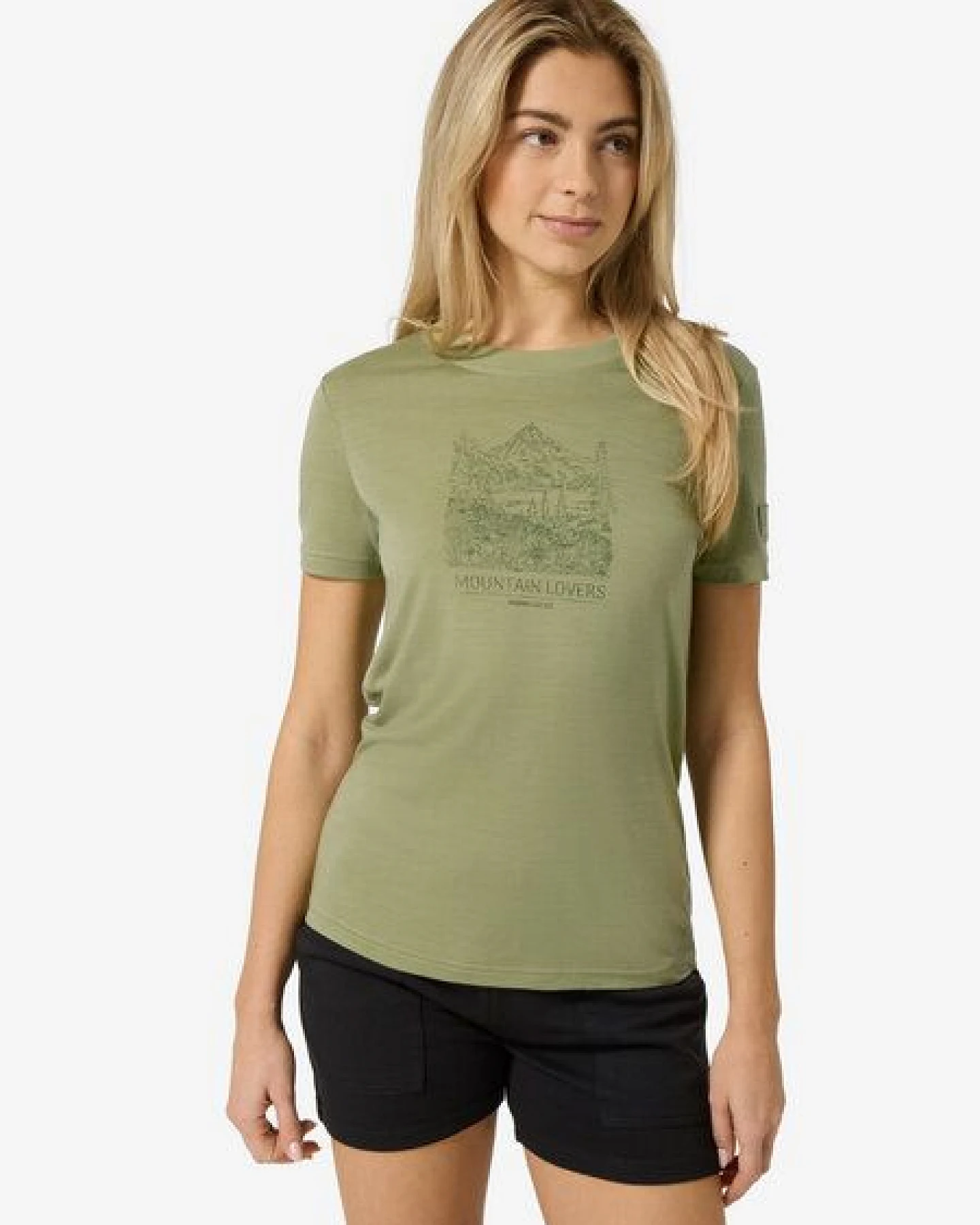 super.natural Merino T-Shirt W MOUNTAIN LOVERS BIO J TEE für Damen, nachhaltig, Merino – Ansicht 2