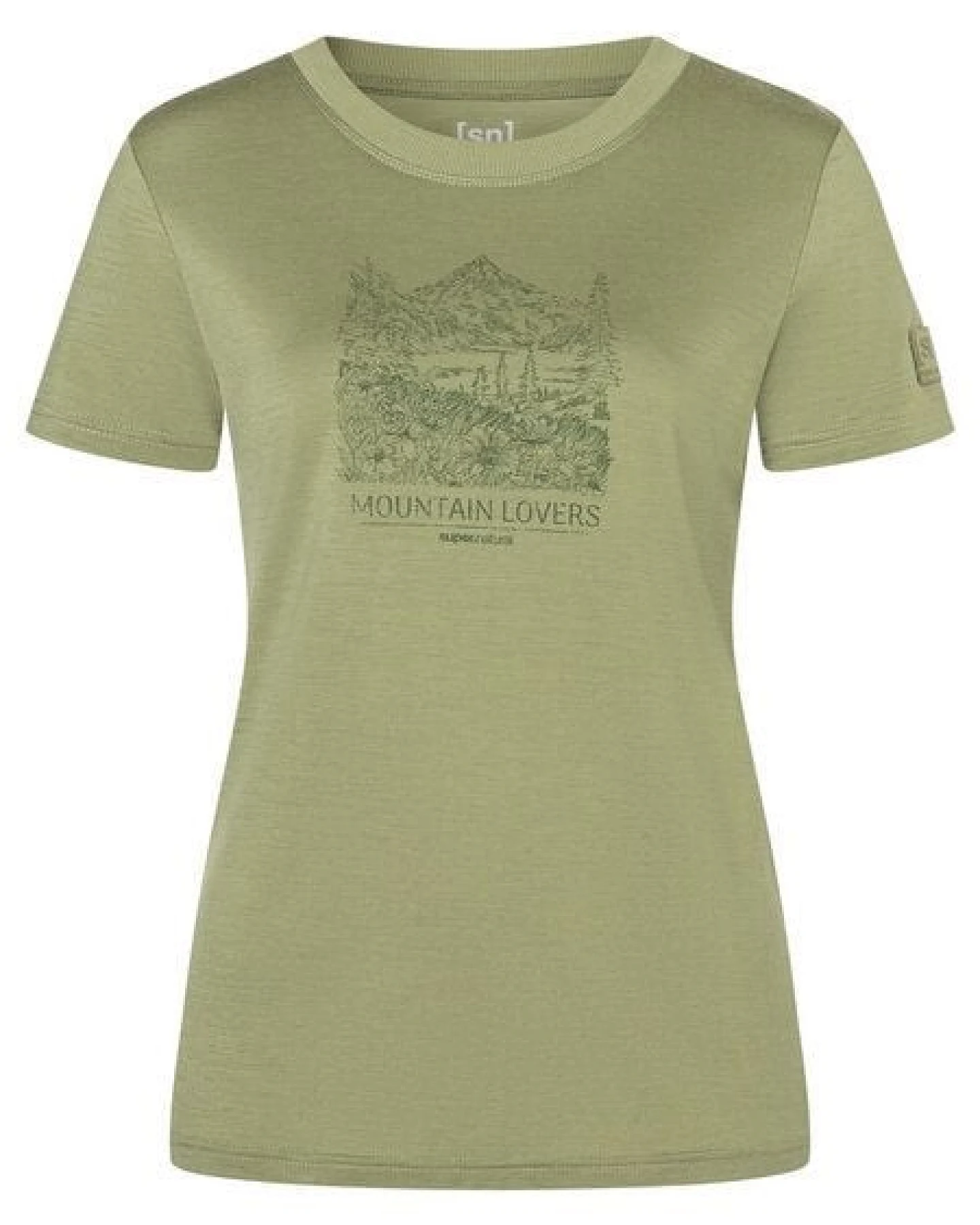 super.natural Merino T-Shirt W MOUNTAIN LOVERS BIO J TEE für Damen, nachhaltig, Merino – Ansicht 4
