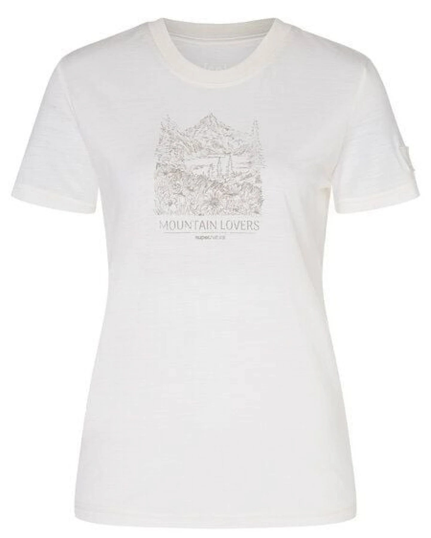 super.natural Merino T-Shirt W MOUNTAIN LOVERS BIO J TEE für Damen, nachhaltig, Merino – Ansicht 4