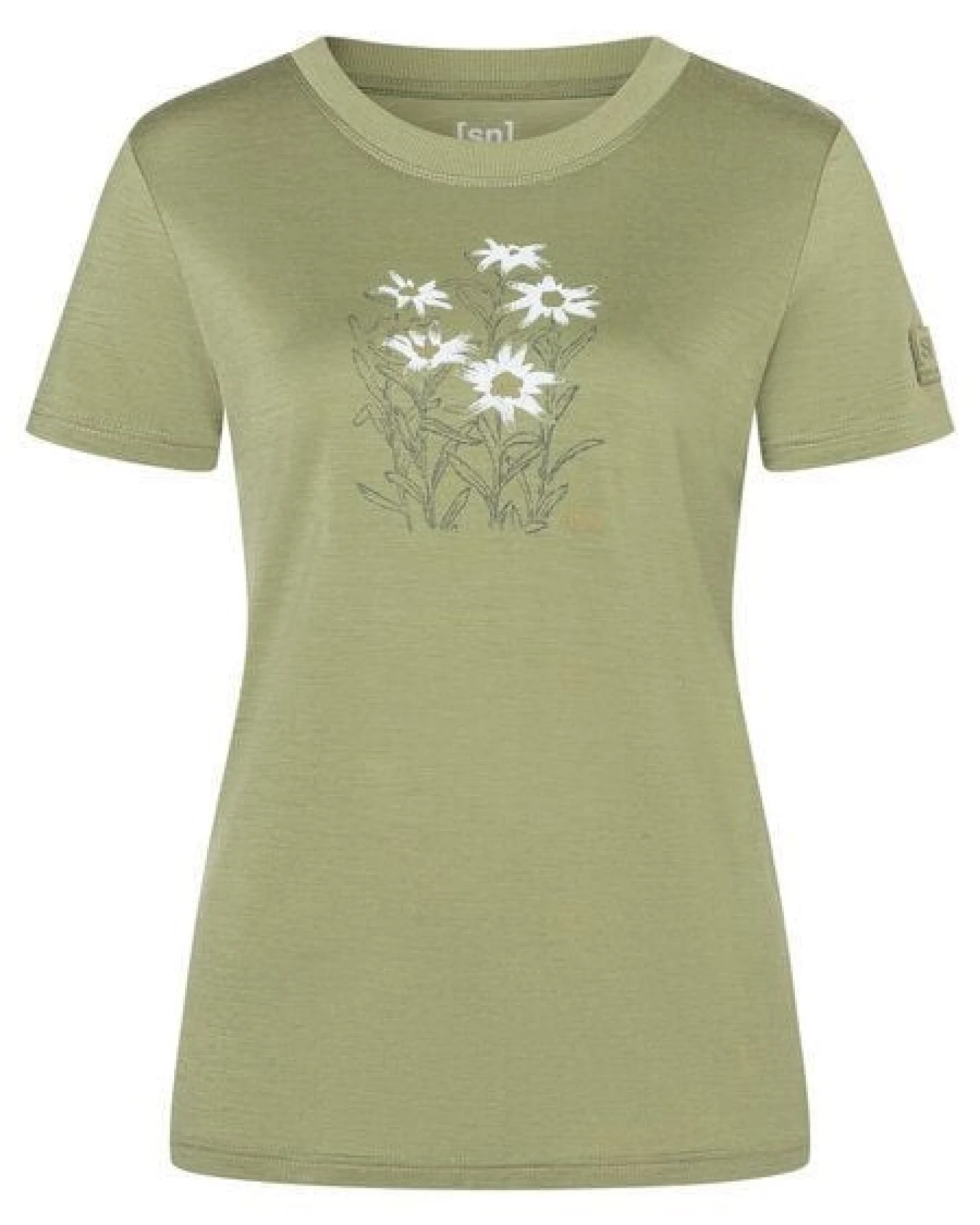 super.natural Merino T-Shirt W EDELWEISS BIO J TEE für Damen ,nachhaltig, Merino – Ansicht 4