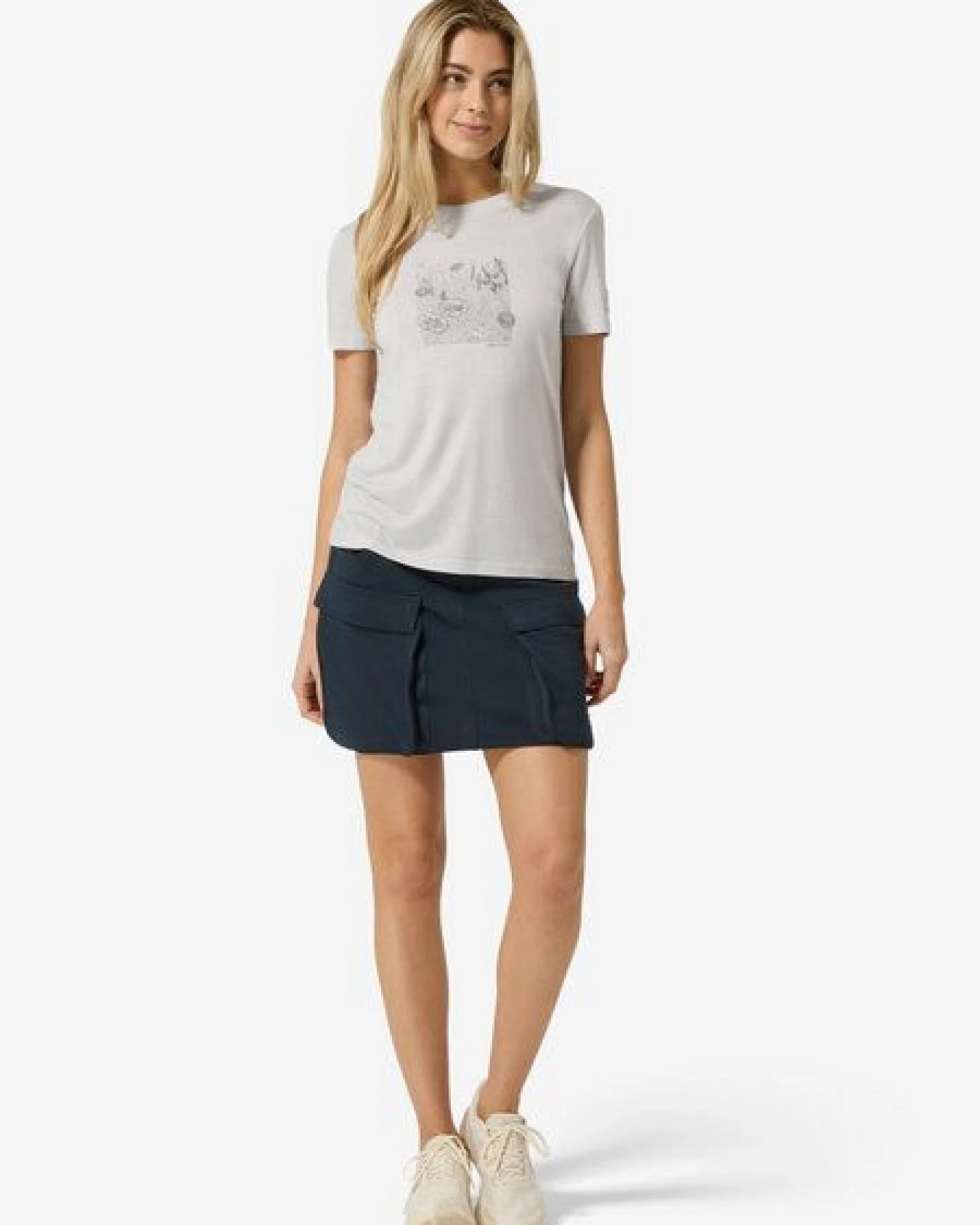 super.natural Merino T-Shirt W FLOWER FIELD BIO J TEE für Damen, nachhaltig, Merino – Ansicht 3