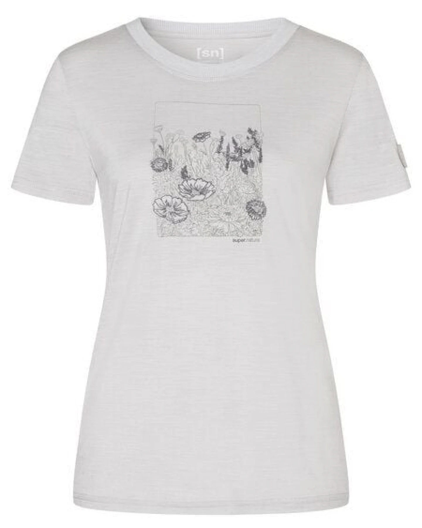 super.natural Merino T-Shirt W FLOWER FIELD BIO J TEE für Damen, nachhaltig, Merino – Ansicht 4