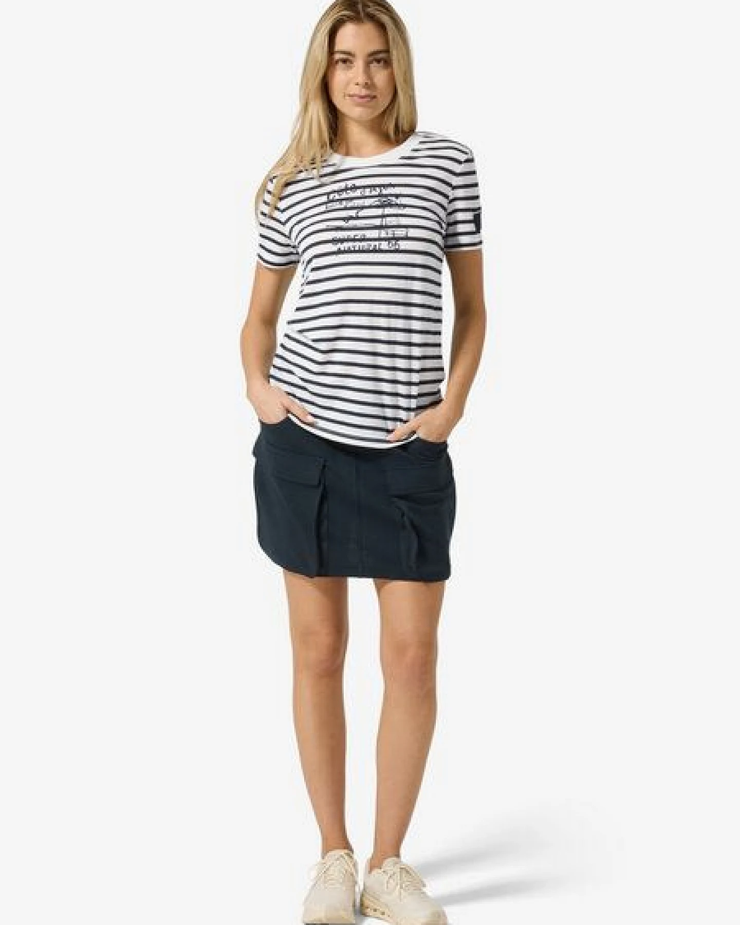 super.natural Merino T-Shirt W STRIPE COTE D'AZUR BIO J TEE für Damen, nachhaltig, Merino – Ansicht 3