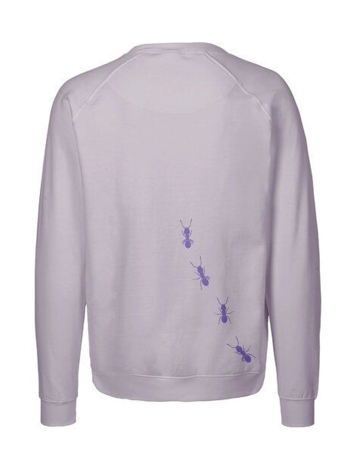 HANDGEDRUCKT "Ameisen" Unisex Sweatshirt aus reiner Biobaumwolle (kbA) – Ansicht 3