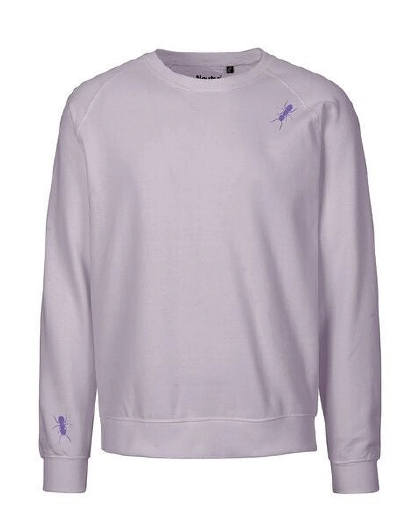 HANDGEDRUCKT "Ameisen" Unisex Sweatshirt aus reiner Biobaumwolle (kbA) – Ansicht 3