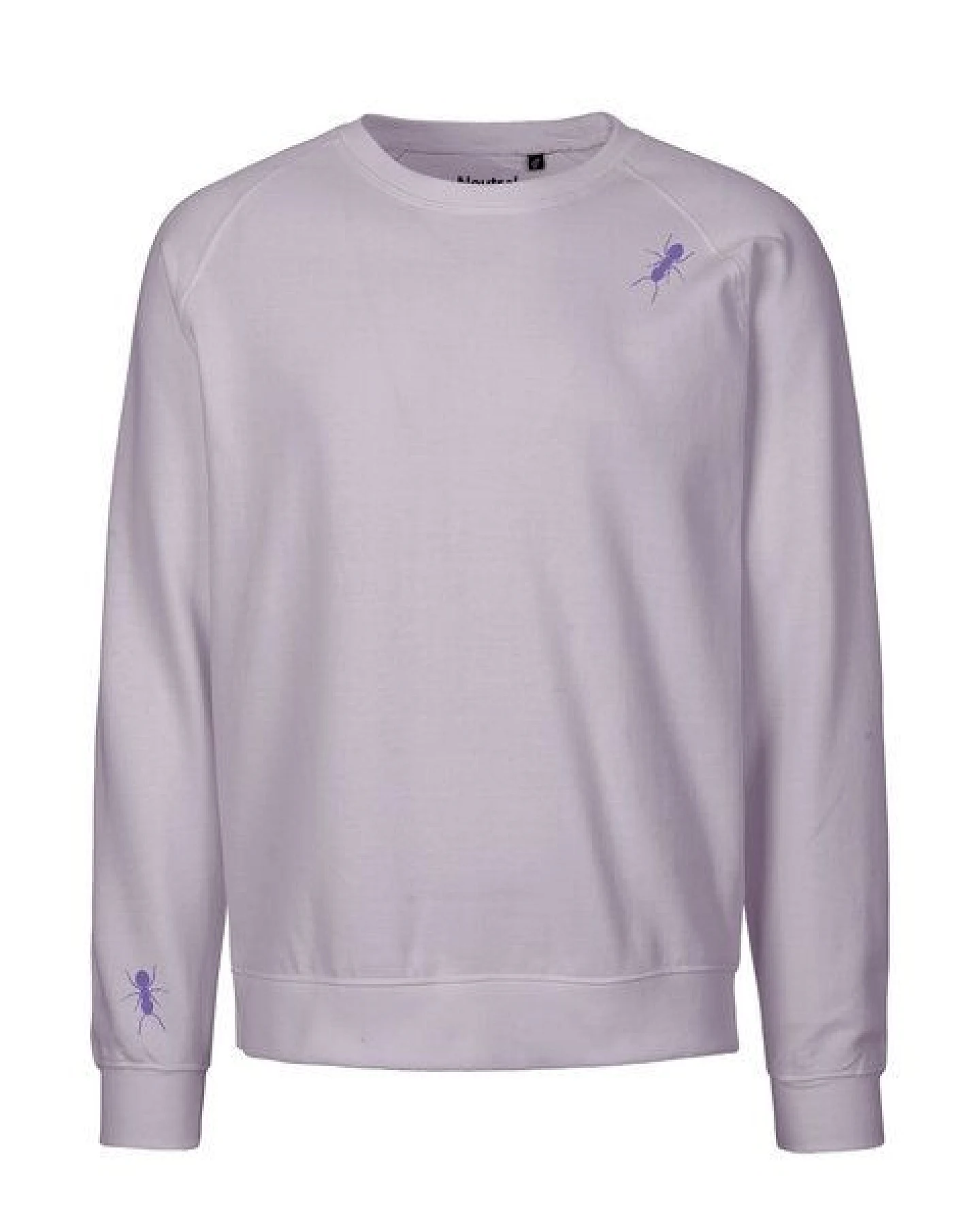 HANDGEDRUCKT "Ameisen" Unisex Sweatshirt aus reiner Biobaumwolle (kbA) – Ansicht 3