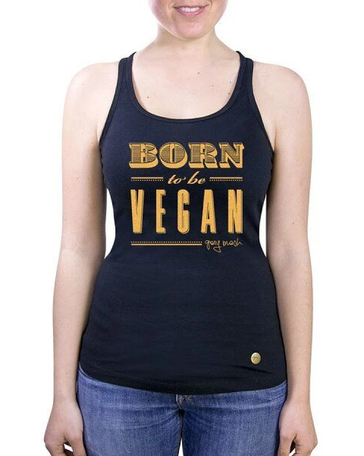 GARY MASH Tanktop Born to be vegan