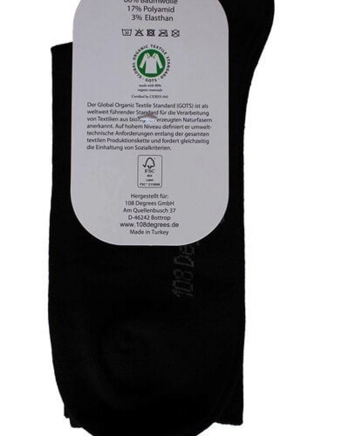 108 Degrees 5er Pack Herren Socken GOTS – Ansicht 4