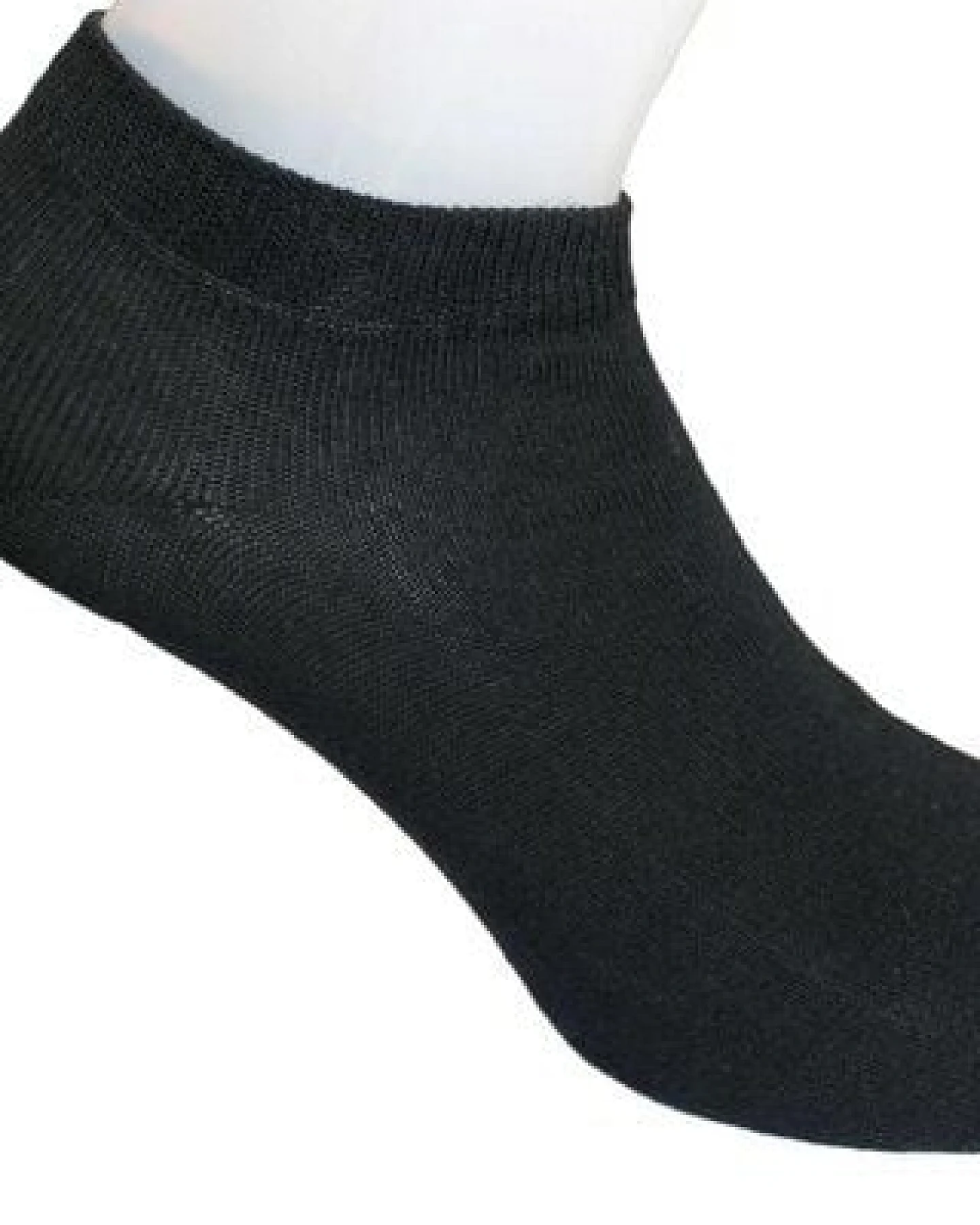 108 Degrees 5er Pack Herren Sneaker Socken schwarz GOTS – Ansicht 2