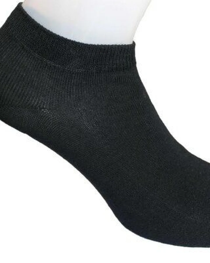 108 Degrees 7er Pack Herren Sneaker Socken schwarz GOTS