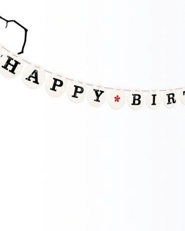 renna deluxe HAPPY BIRTHDAY Girlande