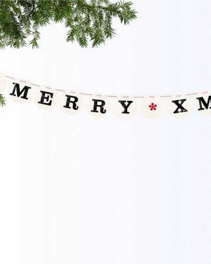 renna deluxe MERRY XMAS Girlande