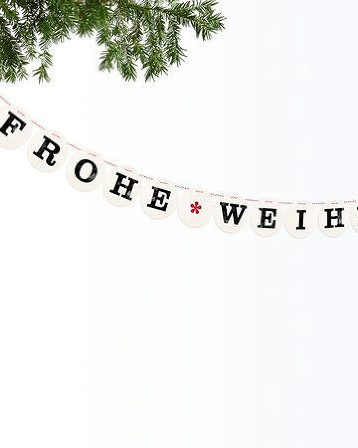 renna deluxe FROHE WEIHNACHT Girlande