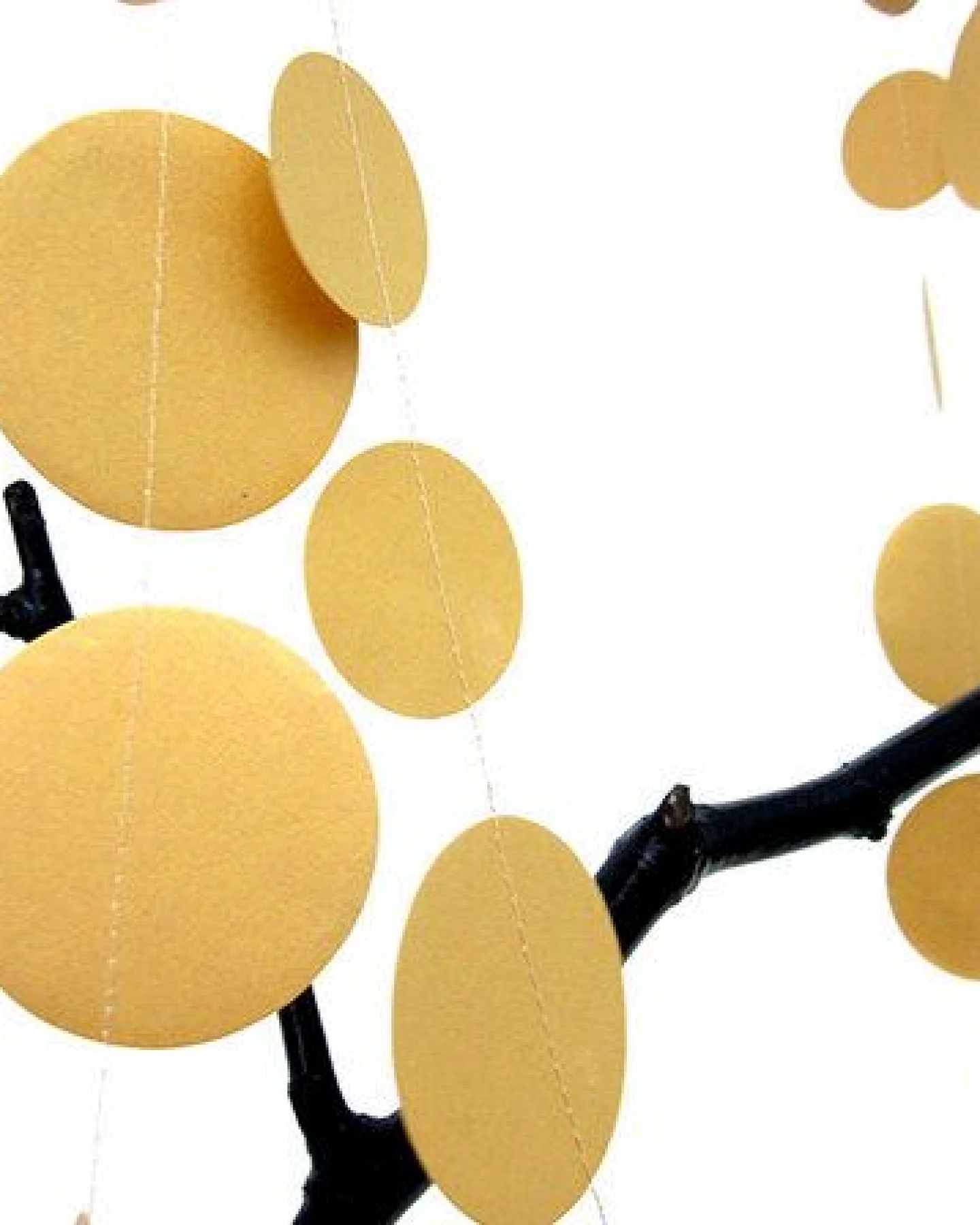 renna deluxe Girlande Punkte in Gold – Ansicht 2
