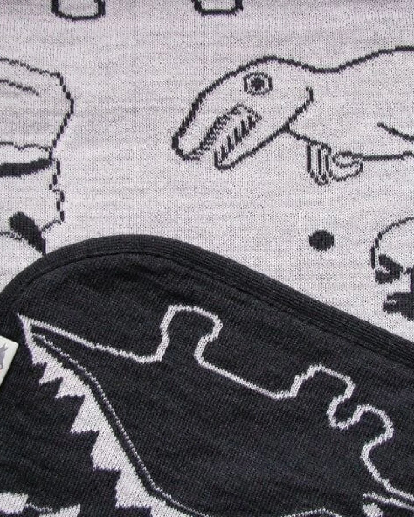 ingegerd Wolldecke Jurassic Schwarz/Weiss – Ansicht 2