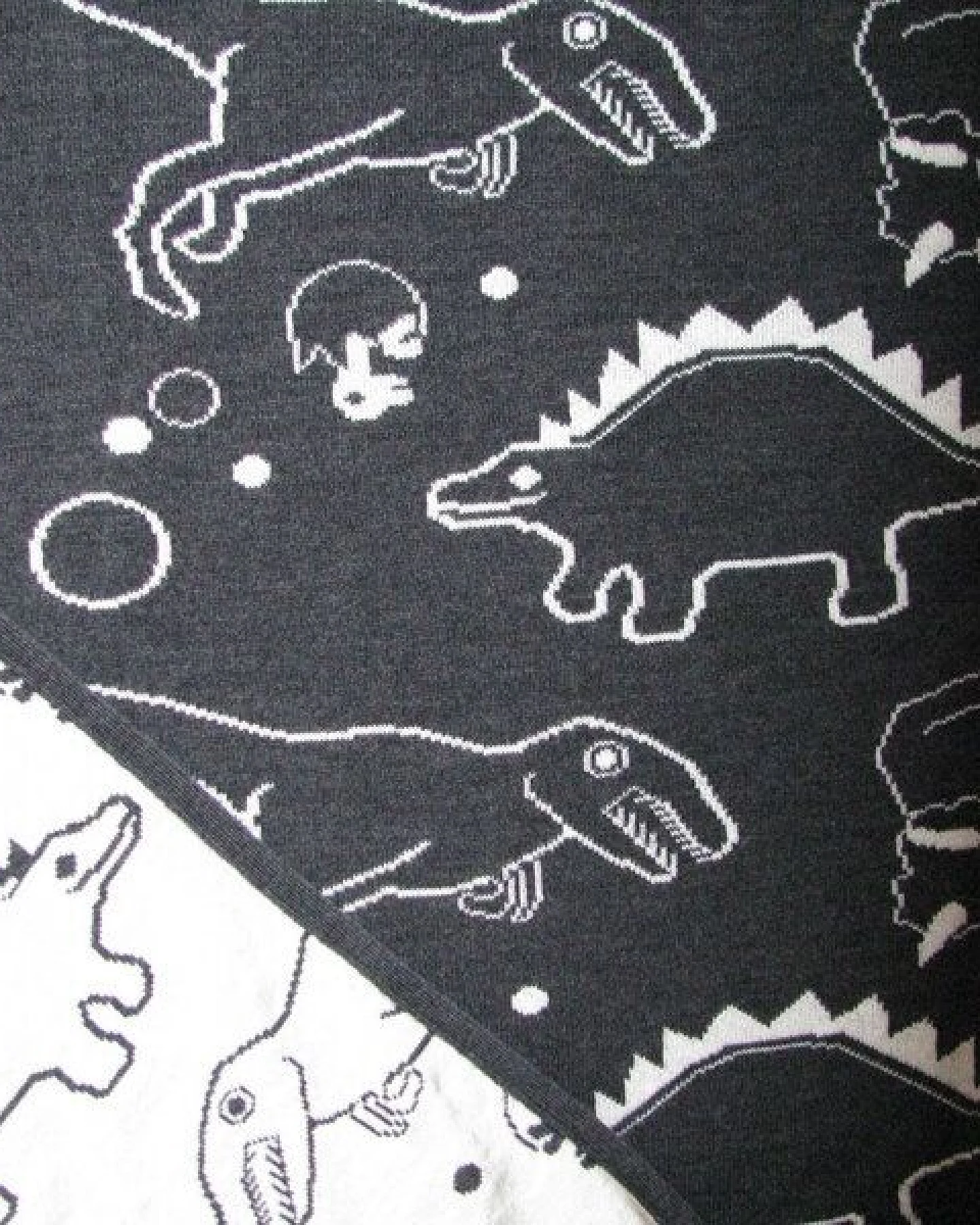 ingegerd Wolldecke Jurassic Schwarz/Weiss – Ansicht 4