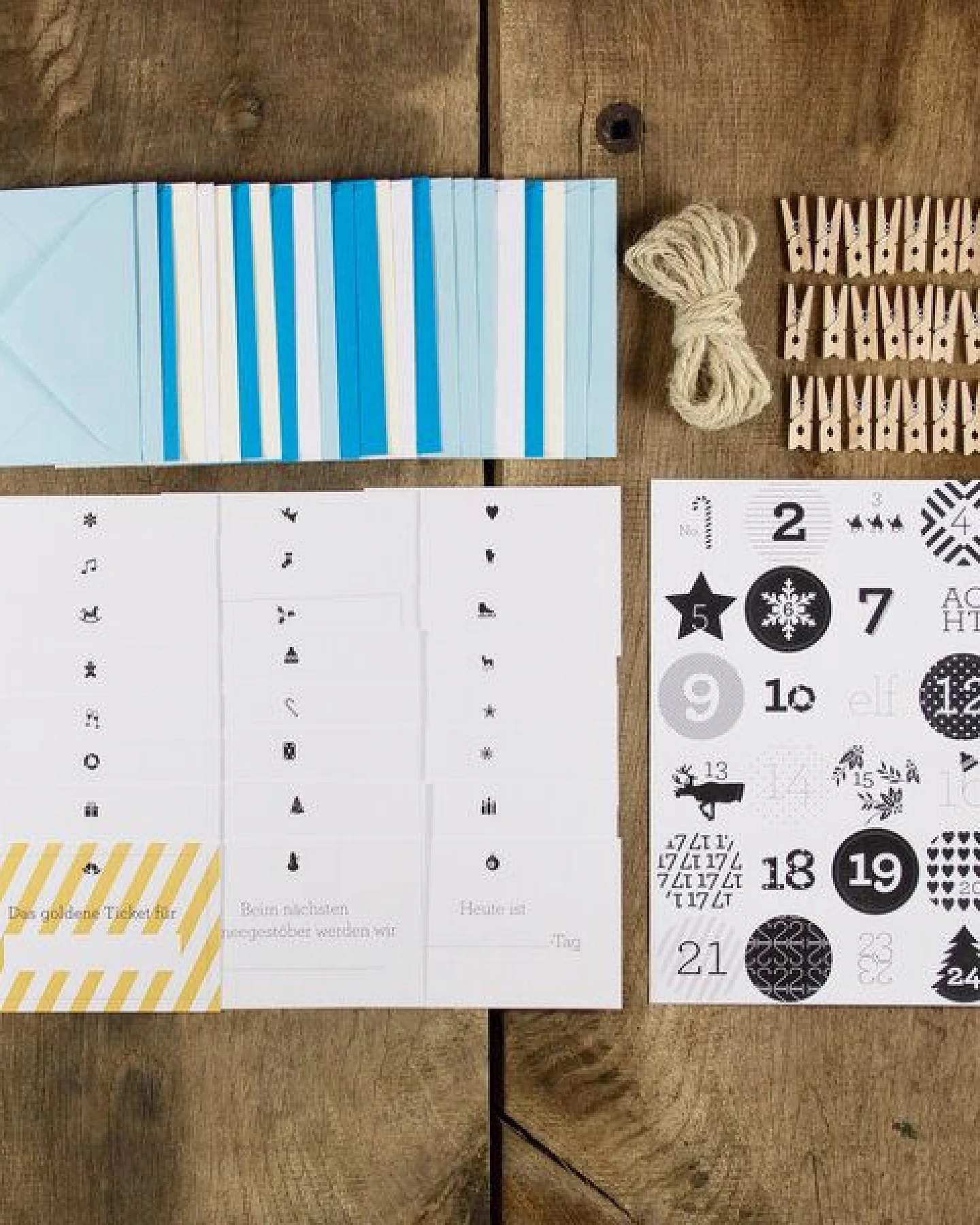 Bow & Hummingbird Adventskalender Eisblau – Ansicht 2
