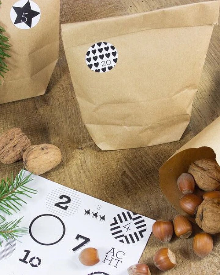 Bow & Hummingbird Adventskalender Natur zum Befüllen