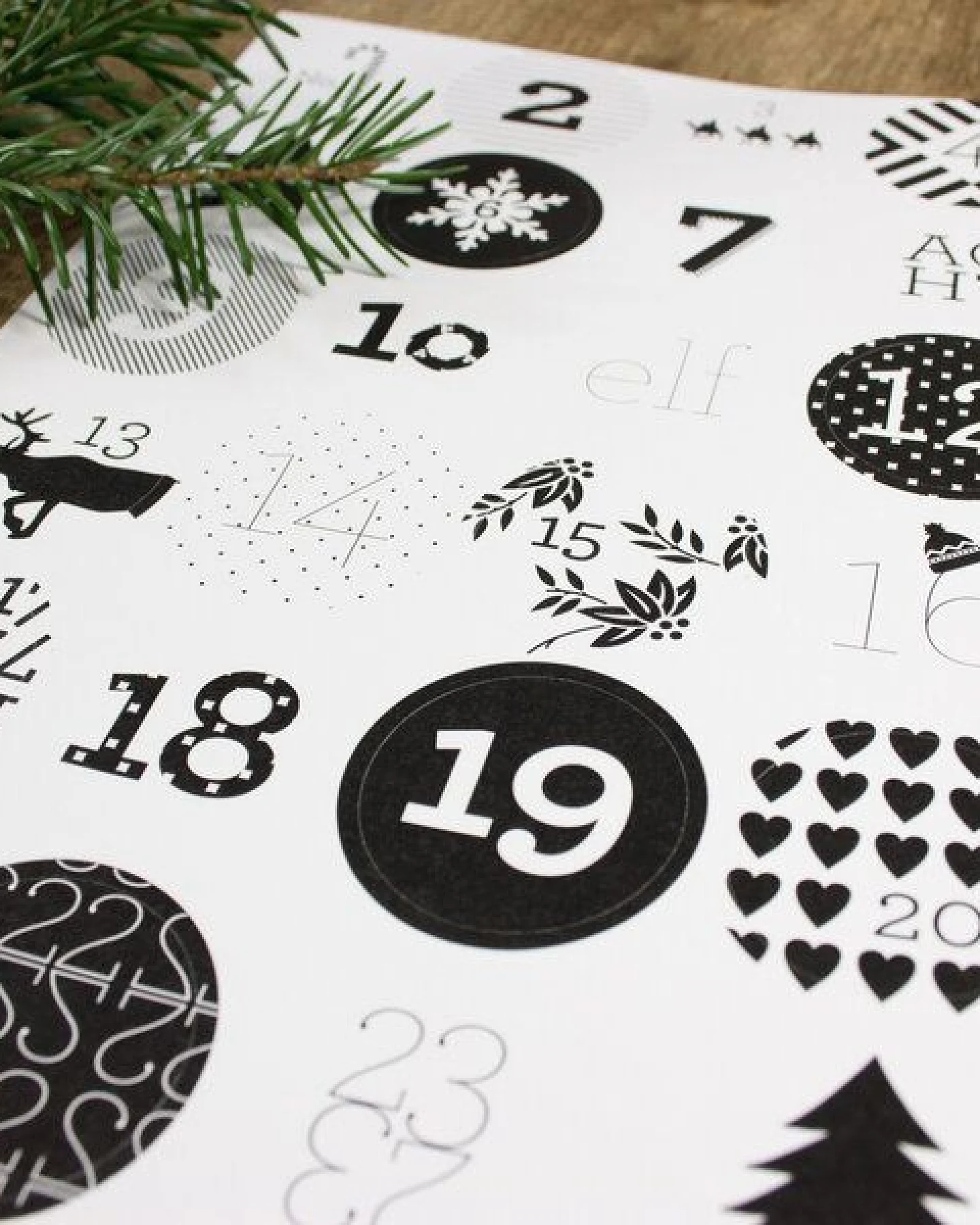 Bow & Hummingbird Adventskalender Natur zum Befüllen – Ansicht 2