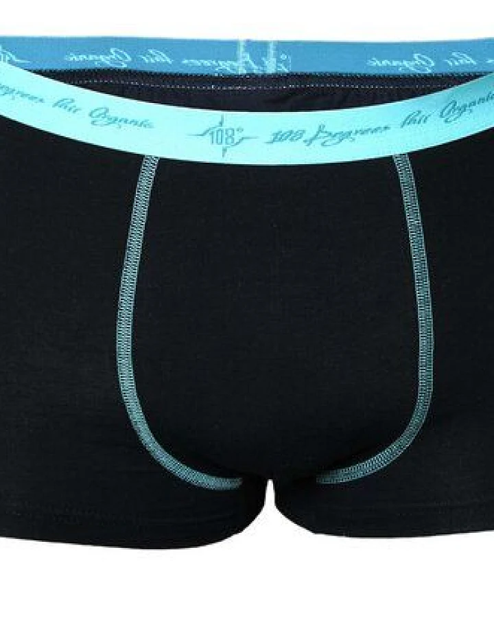 108 Degrees 2er Pack Herren Retro Pants schwarz mint