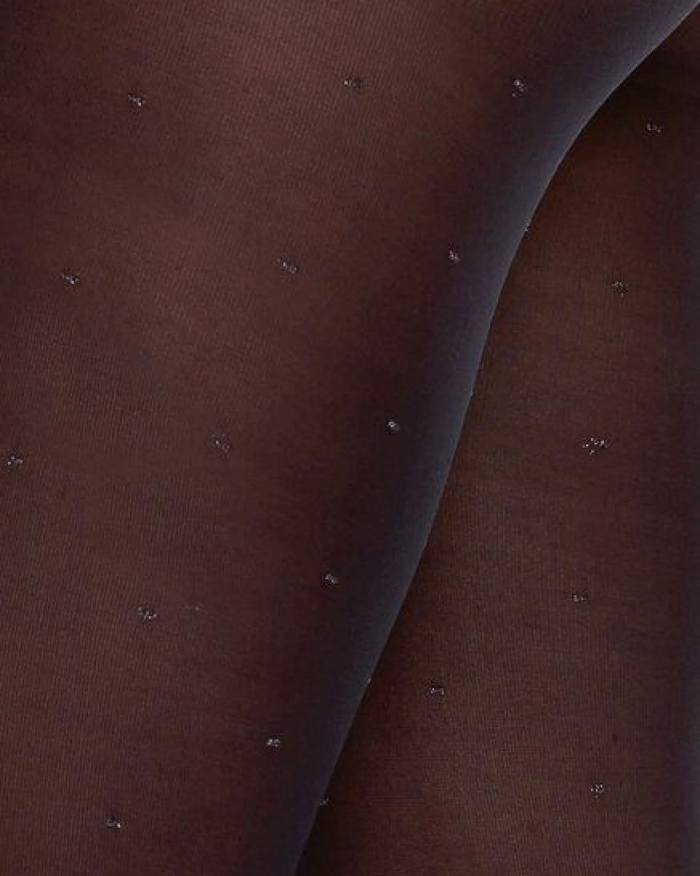 Swedish Stockings 40den Schwarz - gepunktete Strumpfhose - Filippa Dots – Ansicht 2