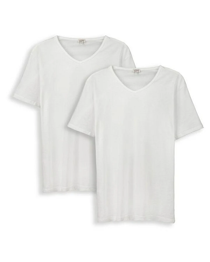 Living Crafts Herren T-Shirt, 2er-Pack - DEAN