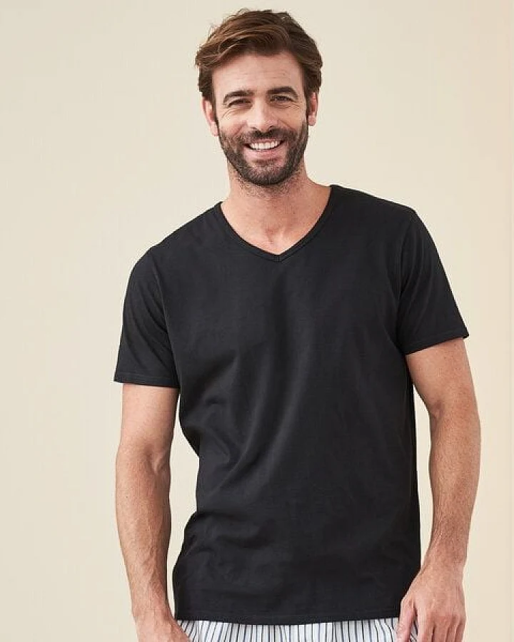 Living Crafts Herren T-Shirt, 2er-Pack - DEAN