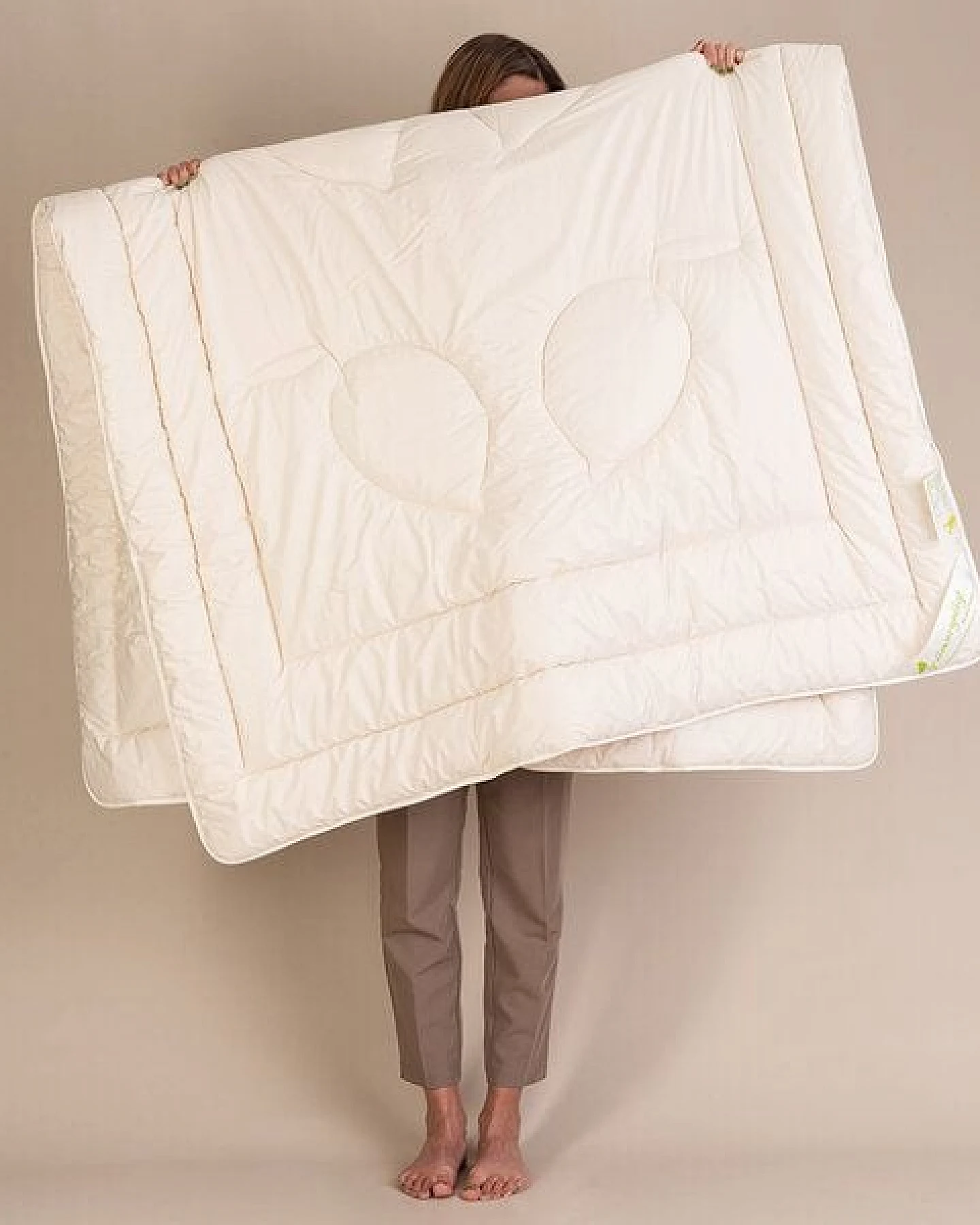 purnatour Bio Bettdecke Tencel Winter warm Baumwolle – Ansicht 2