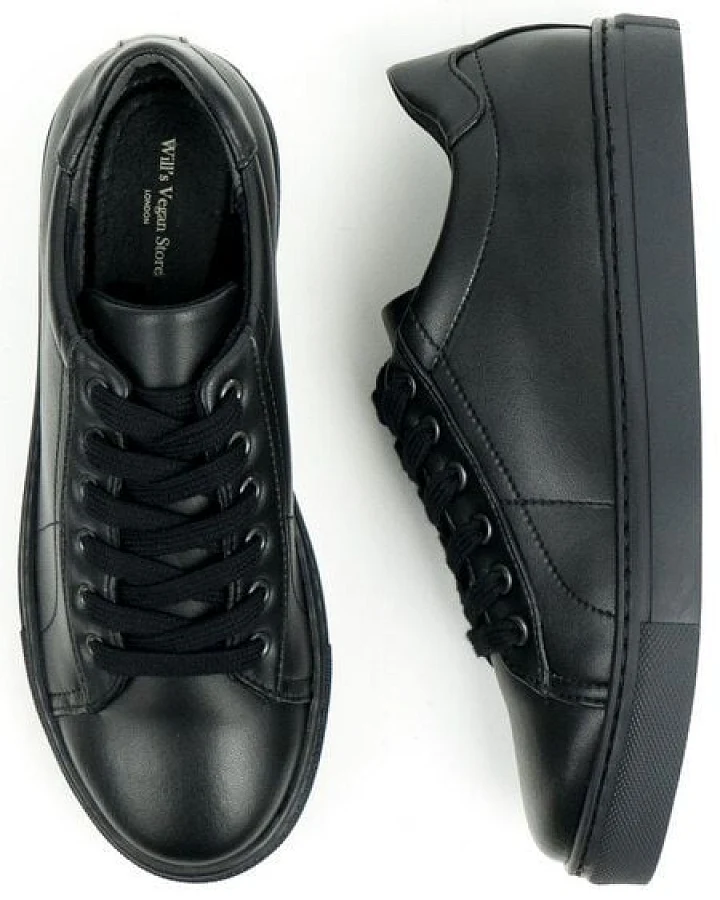 Will's Vegan Shop Kids NY Sneakers Schwarz Unisex