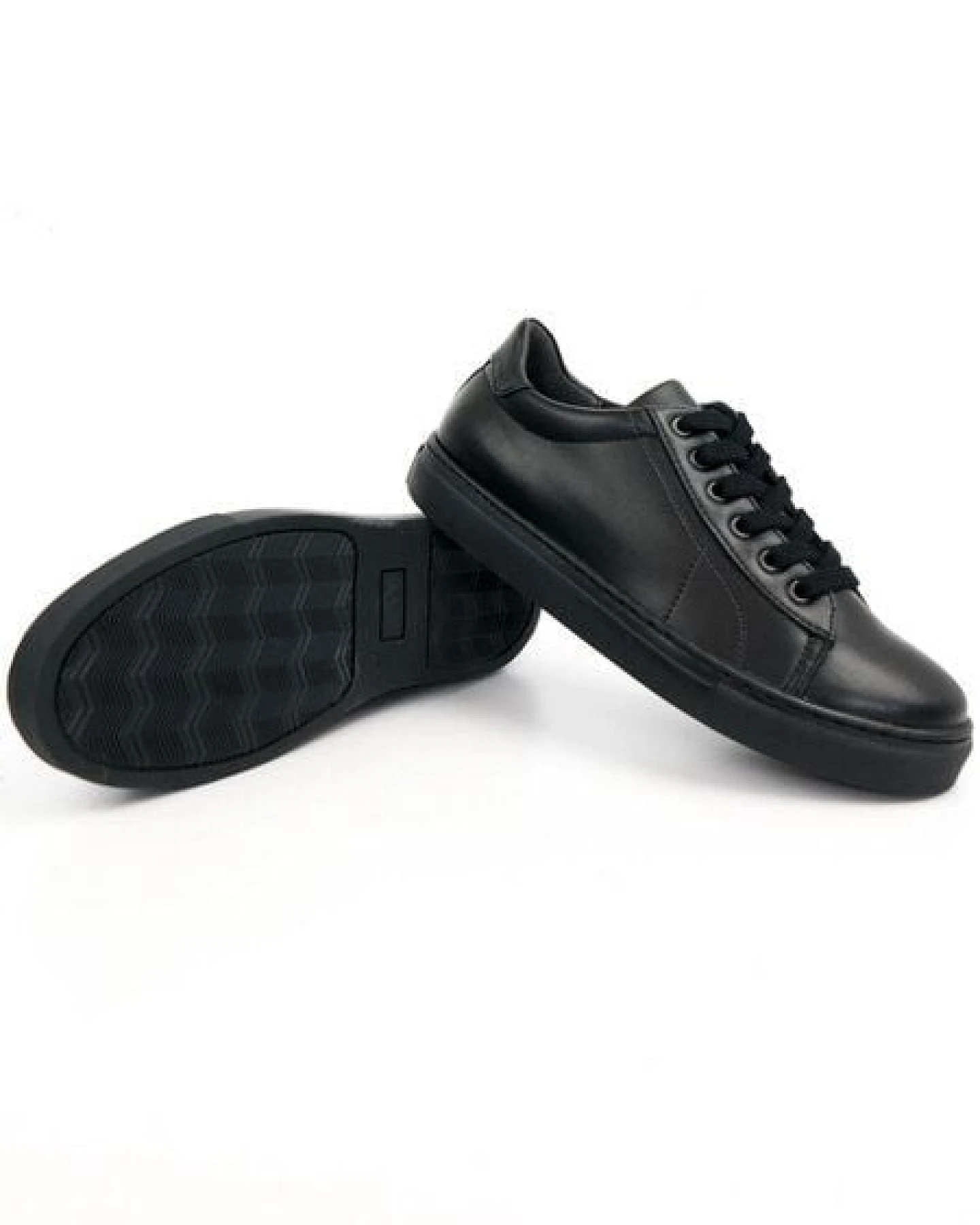 Will's Vegan Shop Kids NY Sneakers Schwarz Unisex – Ansicht 4